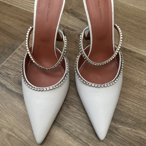 Amina Muaddi - Gilda embellished heels - Picture 2 of 7